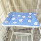 Cat Cage Platform Mat - Rabbit pattern on Blue background (40x60cm)