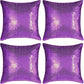 Shiny Sequin Pillowcase - Single-sided gorgeous pillowcase  (Purple pair: 40x40cm)