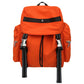 Orange Lightweight Nylon Backpack - Water Resistant Travel Daypack for Women & Men