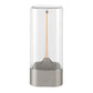 Silver Portable Magnetic Table Lamp with Bendable LED - USB-C Rechargeable