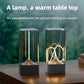 White Portable Magnetic Table Lamp with Bendable LED - USB-C Rechargeable
