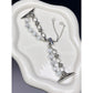 2-pcs Silver Elegant Cat&