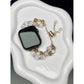 2-pcs Gold chain with white beads Elegant Cat&