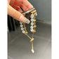 2-pcs Gold chain with white beads Elegant Cat&