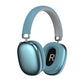 Blue Comfortable Over-Ear Headphones - Hi-Fi Sound, Long Battery, Swivel Control