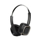 Black Compact Retro Headphones - Wireless Bluetooth, Deep Bass, Immersive Sound