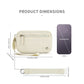 Beige Waterproof Wristlet Wallet - Nylon Pouch for Cards, Phone & Coins(Without Mobile Phone)