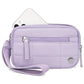 Purple Waterproof Wristlet Wallet - Nylon Pouch for Cards, Phone & Coins(Without Mobile Phone)