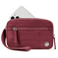 Claret Waterproof Wristlet Wallet - Nylon Pouch for Cards, Phone & Coins(Without Mobile Phone)