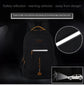 Black And Blue Large Capacity Business Backpack for Men and Women - Waterproof Laptop School Bag with Breathable Design