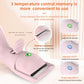 Pink Heated Eyelash Curler - 3 Temperature Settings, Long-Lasting Curl, Mini Electric Lash Curler
