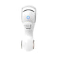 White Heated Eyelash Curler - 3 Temperature Settings, Long-Lasting Curl, Mini Electric Lash Curler