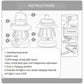 Green Retro Snail Night Light - Portable Rechargeable Camping Lantern with Hook, 3-Color Dimming