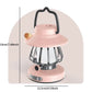 Purple Retro Snail Night Light - Portable Rechargeable Camping Lantern with Hook, 3-Color Dimming