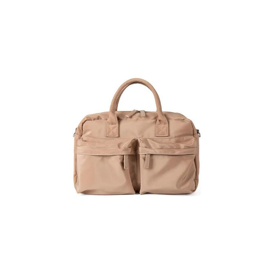 Khaki Casual Nylon Tote Bag - Lightweight Korean-Style Crossbody Bag, Large Capacity