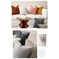 Pink Chenille Crosshatch Textured Pillow Covers Set of 2 - Modern Minimalist Sofa Bed Cushion Covers 45x45cm & 30x50cm(without pillow core)