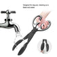 2 Pcs Pink Pet Poop Scooper with Long Handle - Durable Plastic Waste Picker for Dogs and Cats