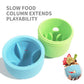 2 Pcs White And Blue Interactive Pet Treat Dispensing Ball - Food-Grade Silicone Rolling Toy for Dogs with 1.5 cm Leakage Hole