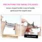 Style 5 Black Magnetic False Eyelashes Kit - 3 Pairs with Applicator Clip and Mirror Case
