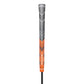 2 Pcs Orange Standard MCC PLUS4 Golf Grip - Standard Rubber and Cotton Thread Hybrid, 265 mm, 52g, Core 60