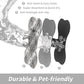 Black And White Pet Feeding Mat 35x50cm - Anti-Slip, Durable Diatom Mud Mat for Dogs and Cats, Easy to Clean