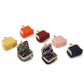 Black Mini Jewelry Pouch - Compact PU Leather Coin Purse for Earrings, Rings, and Necklaces, 6.5x5x3.5cm