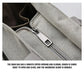 Size Small Grey Stylish Multi-Function Diaper Bag - Insulated Tote with Shoulder Strap for Baby Essentials