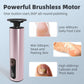 Purple Rechargeable Electric Foot File with 9 Speed Settings - Callus Remover for Smooth Feet