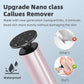 Purple Rechargeable Electric Foot File with 9 Speed Settings - Callus Remover for Smooth Feet