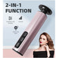 Purple Rechargeable Electric Foot File with 9 Speed Settings - Callus Remover for Smooth Feet