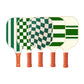 Style 3 White And Green T700 Carbon Fiber & Fiberglass Pickleball Paddle - Lightweight 220g with Anti-Slip TPU Grip for Training & Competition