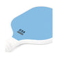 Light Blue Fiberglass Pickleball Paddle - Lightweight 215g with Anti-Slip TPU Grip for Outdoor Sports