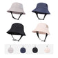 Black UV50+ Sun Protection Bucket Hat - Waterproof, Quick-Dry, Foldable Outdoor Fishing Hat for Men and Women