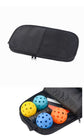 Blue Fiberglass Pickleball Paddle Set - 2 Minimalist Paddles, 4 Balls, and Carry Bag for Outdoor Play