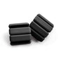 Black Adjustable Silicone Wrist & Ankle Weights - 2lb Pair (900g) | Comfortable Fitness Resistance Bands for Workout, Running, Training