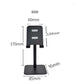 Gold Adjustable Aluminum Alloy Phone and Tablet Stand - Telescopic Desktop Holder for Live Streaming and Hands-Free Use