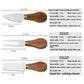 Brown And Silver Premium Acacia Wood Cheese Board Set | Charcuterie Platter with 3 Stainless Steel Knives