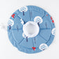2 Pcs Size L Blue Comfortable Pet Recovery Collar | Waterproof Anti-Lick Collar for Cats & Dogs