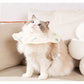 2 Pcs Size M Beige Comfortable Pet Recovery Collar | Waterproof Anti-Lick Collar for Cats & Dogs