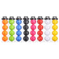 2 Tubes Orange Outdoor Pickleball Balls 4-Pack - Durable 40-Hole Design with Carry Tube(8 balls in total)