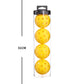 2 Tubes Pink Outdoor Pickleball Balls 4-Pack - Durable 40-Hole Design with Carry Tube(8 balls in total)