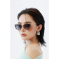 Purple Frame Chic Cat Eye Polarized Sunglasses for Women - Lightweight UV Protection Fashion Eyewear
