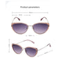 Purple Frame Chic Cat Eye Polarized Sunglasses for Women - Lightweight UV Protection Fashion Eyewear