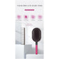 Grey Air Cushion Massage Paddle Brush & Wide Tooth Comb Set - Gentle Detangling for All Hair Types