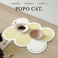 Style 1 White And Yellow Absorbent Diatomaceous Earth Pet Feeding Mat - Non-Slip & Quick Dry Placemat (50x80cm)