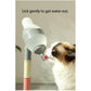Beige Base Adjustable Height Pet Water Dispenser with Food Bowl Base - Non-Drip Bottle Feeder Station for Dogs & Cats