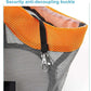 Orange And Grey Lightweight Breathable Mesh Pet Carrier Handbag - Portable Travel Tote for Small Dogs & Cats up to 8kg