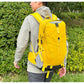 Yellow Lightweight 30L Hiking Backpack - Water-Resistant Outdoor Daypack for Trekking & Travel