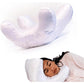 Black Beauty Sleep Pillow - Contoured Memory Foam Pillow for Face & Neck Support