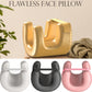 White Beauty Sleep Pillow - Contoured Memory Foam Pillow for Face & Neck Support